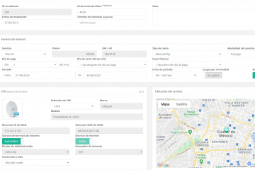 Cómo activar el servicio de un cliente